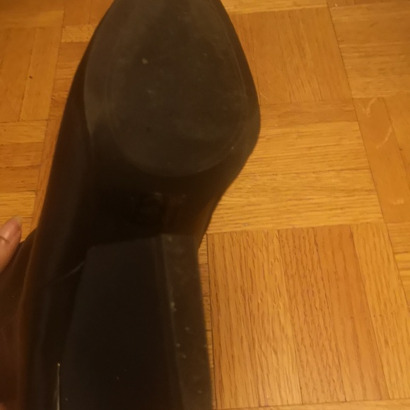 Black and Gold Ankle Boots - Picture 5 of 5